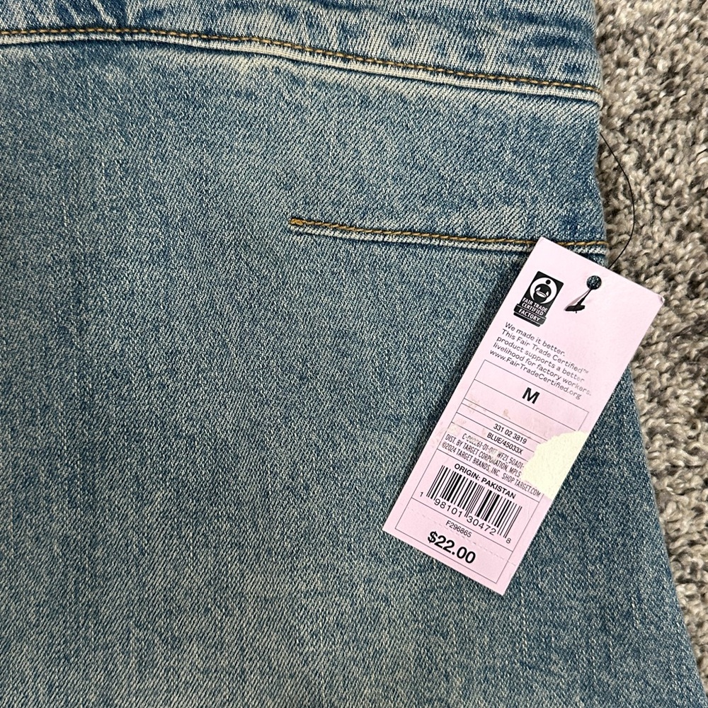 Denim Crop Top from Target w adjustable straps - Picture 2 of 9